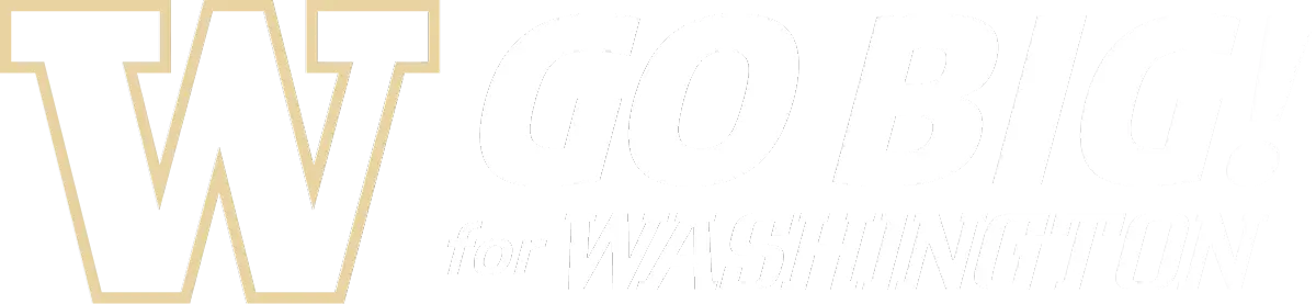 Go BIG! for Washington event visual identity